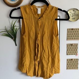 H&M Burnt Yellow Blouse